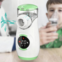 Load image into Gallery viewer, 1200mah Rechargable Adults Children Mini Medical Nebulizer Handheld Nebulizer Outdoor Ultrasonic Atomizer Portable Mute Asthma Inhaler