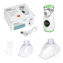 Load image into Gallery viewer, 1200mah Rechargable Adults Children Mini Medical Nebulizer Handheld Nebulizer Outdoor Ultrasonic Atomizer Portable Mute Asthma Inhaler