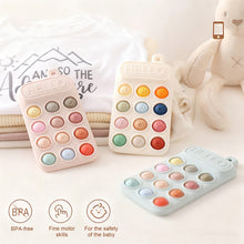 Load image into Gallery viewer, Silicone Teether Toys Teething Relief Baby Teether for Infants Newborn Chewing Toy Baby Education Learning Props Gifts