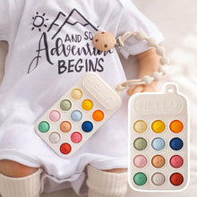 Load image into Gallery viewer, Silicone Teether Toys Teething Relief Baby Teether for Infants Newborn Chewing Toy Baby Education Learning Props Gifts