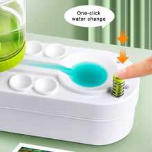 Load image into Gallery viewer, Paint Brush Cleaner Watercolor Brush Rinser with Drain Cleaner Rinse Cup Paint Water Dispenser Oil Paint Brush Cleaner