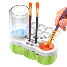 Load image into Gallery viewer, 500ML Paint Brush Cleaner Watercolor Brush Rinser with Drain Cleaner Rinse Cup Paint Water Dispenser Oil Paint Brush Cleaner