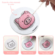 Load image into Gallery viewer, 3D Drawing Magic Canvas Sponge Water-Activated Swelling Kids DIY Kids Painting Paper Art Drawing Paper for Kids Foam Texture Pinching Fun