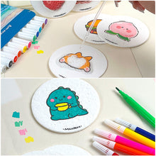 Load image into Gallery viewer, 3D Drawing Magic Canvas Sponge Water-Activated Swelling Kids DIY Kids Painting Paper Art Drawing Paper for Kids Foam Texture Pinching Fun