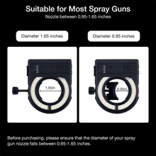 Load image into Gallery viewer, Auto Body Paint Spray Gun Lighting Light Tool Adjustable Color Temperature Shadowless Work Light for Painting Refinishing