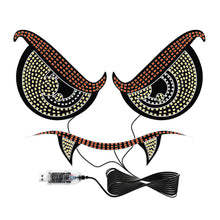 Load image into Gallery viewer, Devil's Eye Car Rear Window LED Decorative Light Warning Light Devil Eye Atmosphere Light Auto Decoration Accessories
