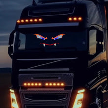 Load image into Gallery viewer, Devil's Eye Car Rear Window LED Decorative Light Warning Light Devil Eye Atmosphere Light Auto Decoration Accessories