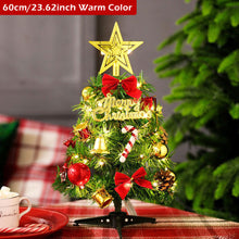 Load image into Gallery viewer, Desktop Christmas Tree LED Light 30CM 45CM 60CM Mini Table Gift Xmas Tree Artificial Christmas Tree Ornament Home Decoration