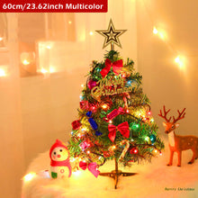 Load image into Gallery viewer, Desktop Christmas Tree LED Light 30CM 45CM 60CM Mini Table Gift Xmas Tree Artificial Christmas Tree Ornament Home Decoration