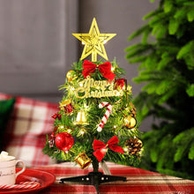 Load image into Gallery viewer, Desktop Christmas Tree LED Light 30CM 45CM 60CM Mini Table Gift Xmas Tree Artificial Christmas Tree Ornament Home Decoration
