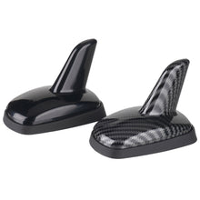 Load image into Gallery viewer, Carbon Fiber Pattern Car Roof Shark Fin Antenna Wireless Roof Antenna for FM/AM Radio Signal Auto Replacement Antenna
