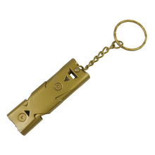 Load image into Gallery viewer, Outdoor Survival High Decibels Whistle Practical Whistle Stainless Steel Portable Camping Hiking Sports Cheer leading Whistle