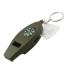 Load image into Gallery viewer, 4 IN 1Survival Whistle With Compass Outdoor Multifunctional Tool Multifunctional Tool Loud Whistle Clear Sound For Kayaking