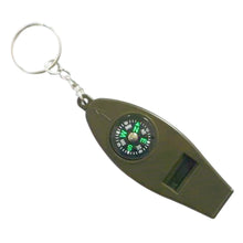 Load image into Gallery viewer, 4 IN 1Survival Whistle With Compass Outdoor Multifunctional Tool Multifunctional Tool Loud Whistle Clear Sound For Kayaking
