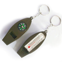 Load image into Gallery viewer, 4 IN 1Survival Whistle With Compass Outdoor Multifunctional Tool Multifunctional Tool Loud Whistle Clear Sound For Kayaking