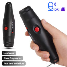 Load image into Gallery viewer, Outdoor Electronic Whistle Coaches Whistle 3 Sound Effects Coaches Whistle With Lanyard School Teacher Whistle Sports Whistle Coach