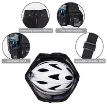 Load image into Gallery viewer, Mesh Swimming Bag Drawstring Backpack with Pocket Beach Backpack for Gym Exercise Equipment Storage Bag
