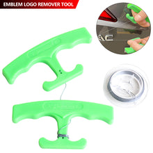 Load image into Gallery viewer, Car Emblems Logo Removal Tool Vinyl Wrap Signs Mark Peeling Device Metal Sticker Emblems Disassembly Thread Knifeless Wire