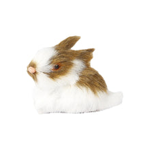 Load image into Gallery viewer, Simulation Rabbit Plush Toy Children Cognition Chicken Model Figurine Realistic Furry Animal Doll Easter Gift Kids
