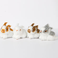 Load image into Gallery viewer, Simulation Rabbit Plush Toy Children Cognition Chicken Model Figurine Realistic Furry Animal Doll Easter Gift Kids