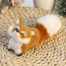 Load image into Gallery viewer, Simulation Mini Fox Model Cute Imitation Laying Sleeping Sitting Fox Ornaments Children Birthday Gifts Home Decoration Plush Figures Craft