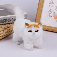Load image into Gallery viewer, Simulation Cat Model Plush Toy Plush Cats Children Cognition Realistic Furry Imitation Animal Doll Home Decor Figurine Kids Gift