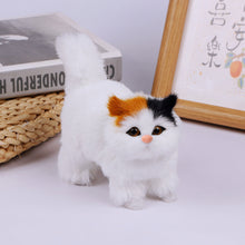 Load image into Gallery viewer, Simulation Cat Model Plush Toy Plush Cats Children Cognition Realistic Furry Imitation Animal Doll Home Decor Figurine Kids Gift