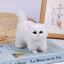 Load image into Gallery viewer, Simulation Cat Model Plush Toy Plush Cats Children Cognition Realistic Furry Imitation Animal Doll Home Decor Figurine Kids Gift