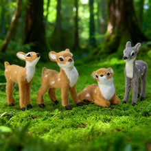 Load image into Gallery viewer, Simulation Deer Model Plush Toy Plush Deers Children Cognition Realistic Furry Imitation Animal Doll Home Christmas Decor Figurine Kids Gift