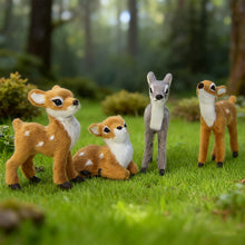 Load image into Gallery viewer, Simulation Deer Model Plush Toy Plush Deers Children Cognition Realistic Furry Imitation Animal Doll Home Christmas Decor Figurine Kids Gift