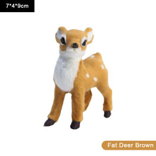 Load image into Gallery viewer, Simulation Deer Model Plush Toy Plush Deers Children Cognition Realistic Furry Imitation Animal Doll Home Christmas Decor Figurine Kids Gift