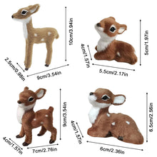 Load image into Gallery viewer, Simulation Deer Model Plush Toy Plush Deers Children Cognition Realistic Furry Imitation Animal Doll Home Christmas Decor Figurine Kids Gift
