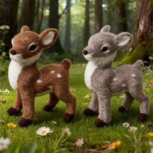 Load image into Gallery viewer, Simulation Deer Model Plush Toy Plush Deers Children Cognition Realistic Furry Imitation Animal Doll Home Christmas Decor Figurine Kids Gift