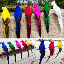 Load image into Gallery viewer, Cute Artificial Parrots Fake Foam Animal Simulation Feather Birds Models DIY Craft Wedding Home Garden Ornament Decoration