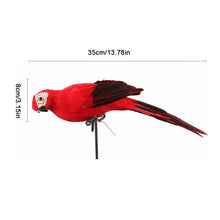 Load image into Gallery viewer, Cute Artificial Parrots Fake Foam Animal Simulation Feather Birds Models DIY Craft Wedding Home Garden Ornament Decoration