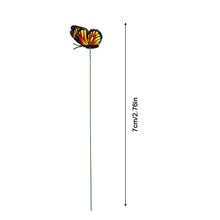 Load image into Gallery viewer, 12Pcs Simulated Butterfly Stakes Garden Waterproof Butterfly Ornaments for Indoor Outdoor Yard Patio Plant Pot Flower Bed Christmas Decoration