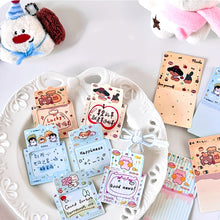 Load image into Gallery viewer, 10Pcs Kids Christmas Reward Tear Scratch Card Self-adhesive Stickers Tear Off Card Xmas Stickers DIY Children's Redemption Vouchers
