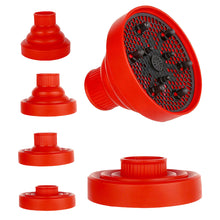 Load image into Gallery viewer, Silicone Hairdryer Diffuser Hair Styling Tool Accessories Adjustable Temperature Suitable Universal Hair Curl Diffuser Disk Hairdryer Curly Drying Blower