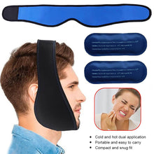Load image into Gallery viewer, Lower Jaw Ice Pack Head Face Cold and Hot Ice Pack Face Swelling Pain Gel Cloth Toothache Relief Mask