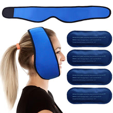 Load image into Gallery viewer, Lower Jaw Ice Pack Head Face Cold and Hot Ice Pack Face Swelling Pain Gel Cloth Toothache Relief Mask