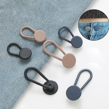 Load image into Gallery viewer, 6/12Pcs Adjustable Pants Button No-Sew Waist Expanding Buckle Retractable Button In Khaki/Blue/Black