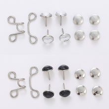 Load image into Gallery viewer, 2Pcs-Set Adjustable Metal Skirt Trousers Buttons Retractable Pants Button Jeans Waist Buckle Nail-free Detachable Waist Tightener Household