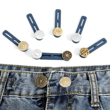 Load image into Gallery viewer, 5Pcs Adjustable Button Pants Jeans Extender Waistband Expander Retractable Button Trouser Buckles No Sewing