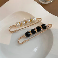 Load image into Gallery viewer, Sweet Pearl Adjustable Waist Button Rhinestone Pin Brooch Pants Skirt Expender Retractable Waistband Expander