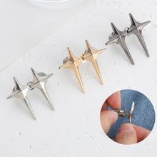 Load image into Gallery viewer, Star Shaped Waist Buckle Adjustable Waist Button Retractable Jean Pant Button No Sewing Waist Tightener Decorative Buttons