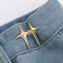 Load image into Gallery viewer, Star Shaped Waist Buckle Adjustable Waist Button Retractable Jean Pant Button No Sewing Waist Tightener Decorative Buttons