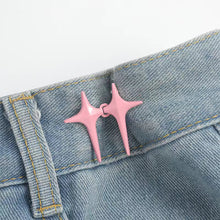 Load image into Gallery viewer, Star Waist Buckle Adjustable Buttons Detachable Pants Clips No Sewing Waist Tightener Metal Snap Button For Decoration