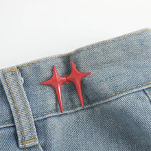 Load image into Gallery viewer, Star Waist Buckle Adjustable Buttons Detachable Pants Clips No Sewing Waist Tightener Metal Snap Button For Decoration