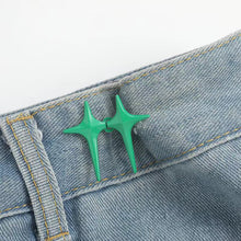 Load image into Gallery viewer, Star Waist Buckle Adjustable Buttons Detachable Pants Clips No Sewing Waist Tightener Metal Snap Button For Decoration
