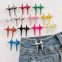 Load image into Gallery viewer, Star Waist Buckle Adjustable Buttons Detachable Pants Clips No Sewing Waist Tightener Metal Snap Button For Decoration